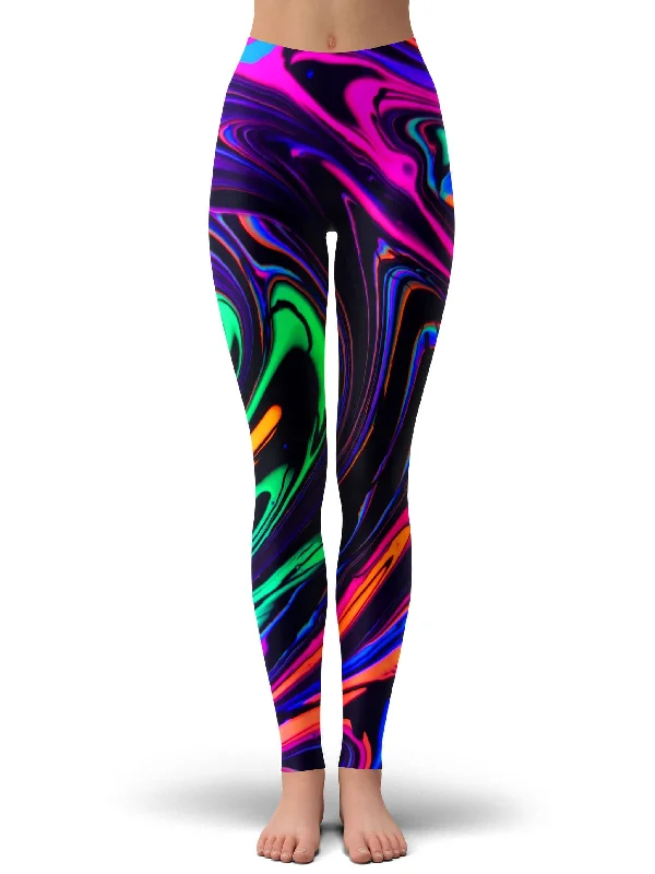 Cosmic Dream Leggings Fashionable High-Rise Leggings
