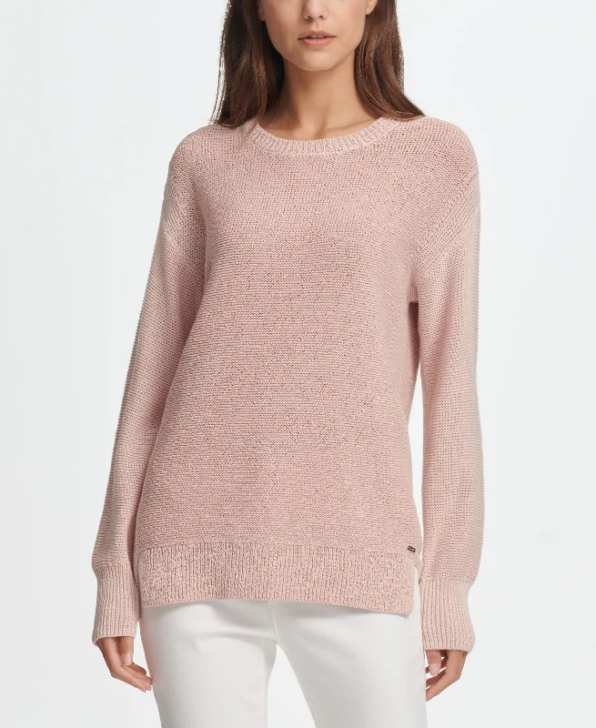 DKNY Tape Yarn Sweater Spandex Rayon Corduroy