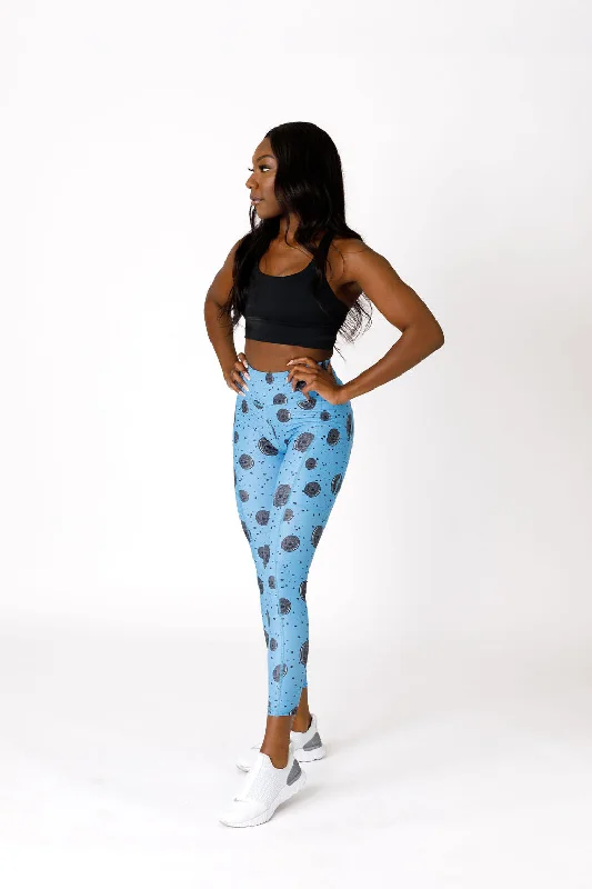 Double Stuffed Endurance Leggings Fashionable Solid Color Tights