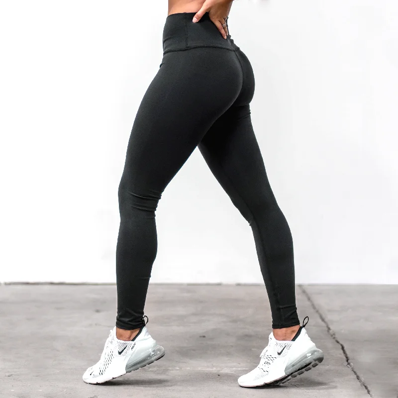 Eclipse Leggings - Black Comfortable Compression Leggings