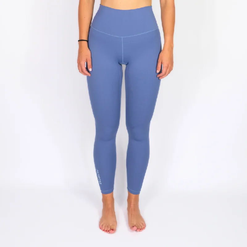 EXOPRO SPORT LEGGINGS STEEL BLUE Cozy Cotton Leggings