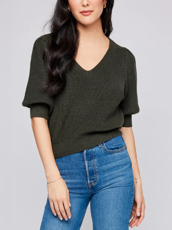 Phoebe Sweater Cable Knit Ribbed Knit Lace Knit