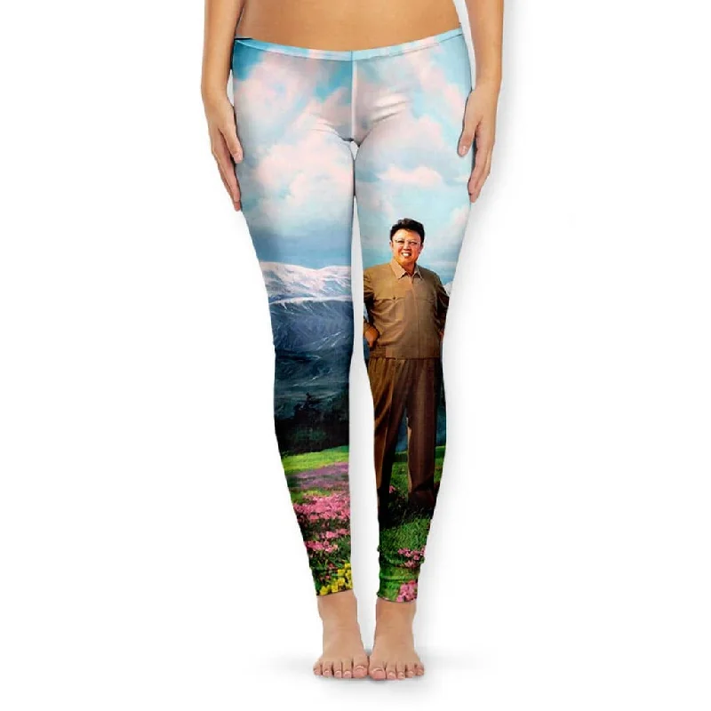Glorious Dear Leader Women's Leggings Comfortable Wide-Band Leggings