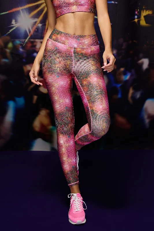 Hi-Shine Legging in Sunrise Light Show Comfortable Plus Size Leggings