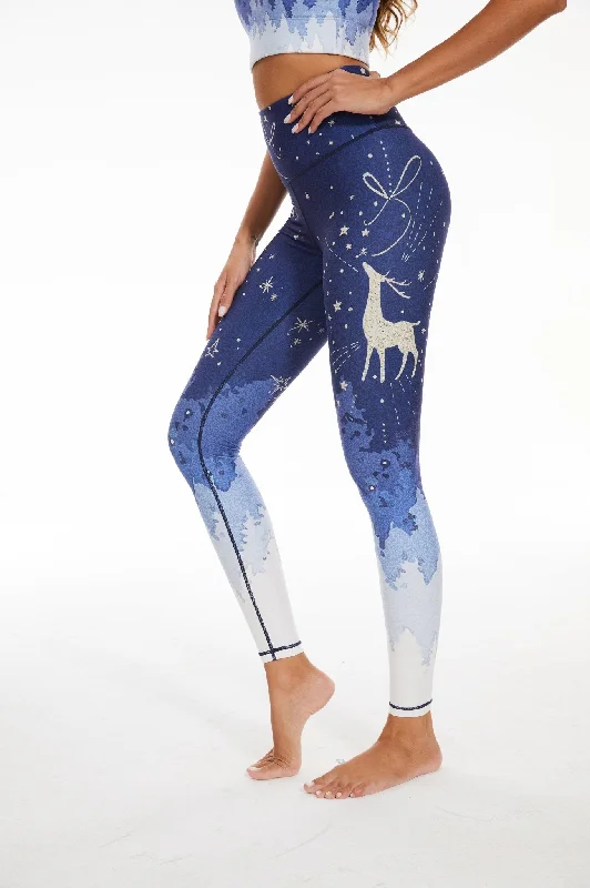 Hope High-waisted Leggings Fashionable Leather-Look Leggings