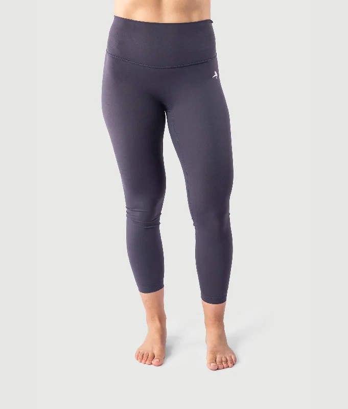 Koko Leggings - Graphite Gray Fashionable Stretchy Fit Leggings