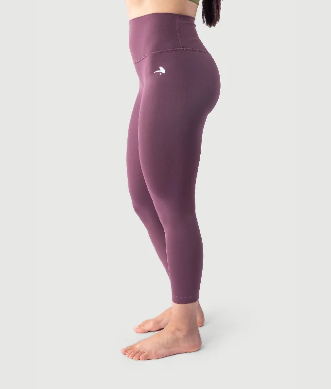 Koko Leggings - Garnet Elegant Stretchy Faux Leather Leggings