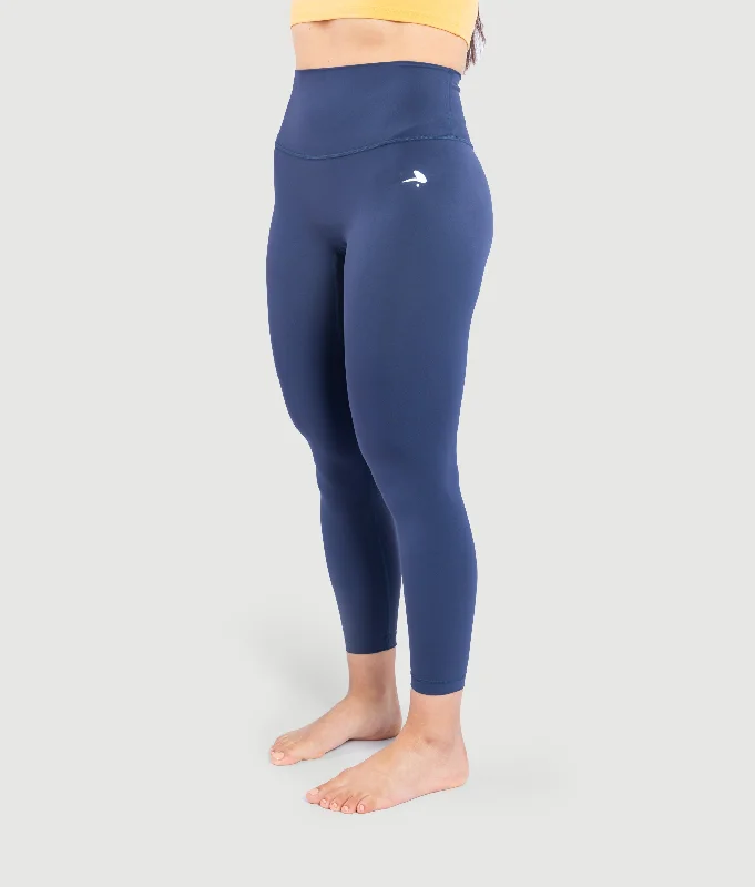 Koko Leggings - Navy Blue Stylish Printed Stretch Leggings