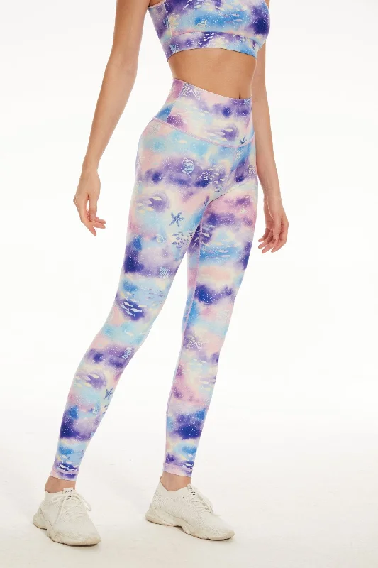 Marine Wonder High-waisted Leggings Trendy Sports Performance Leggings