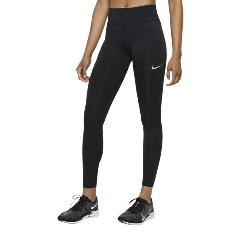 Nike Dri Fit Mid Rise Black Leggings Stylish Everyday Leggings