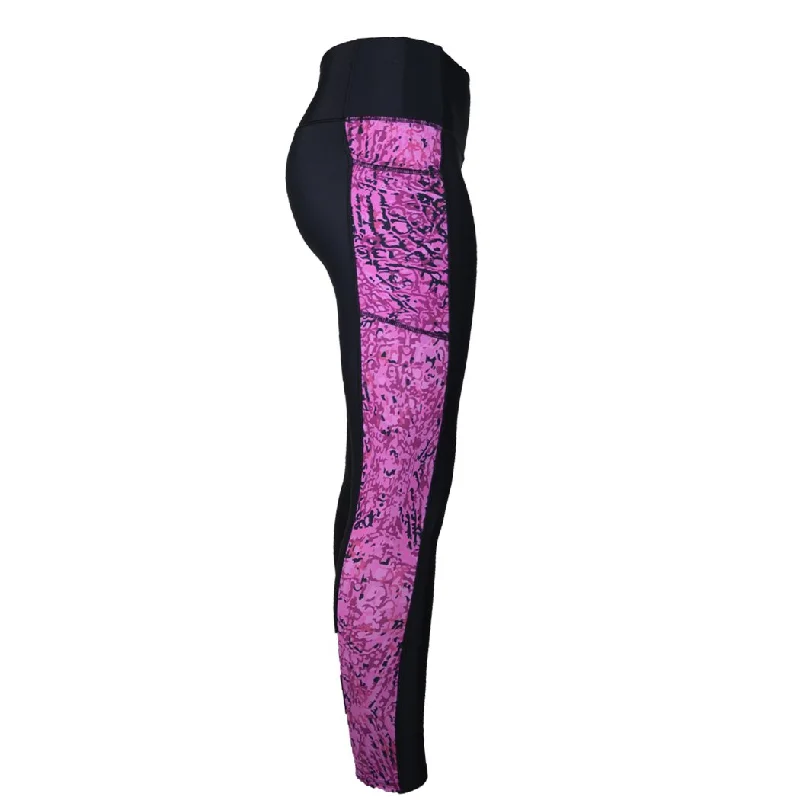 Pink Snapper Fishing Leggings Stylish Pockets Active Leggings