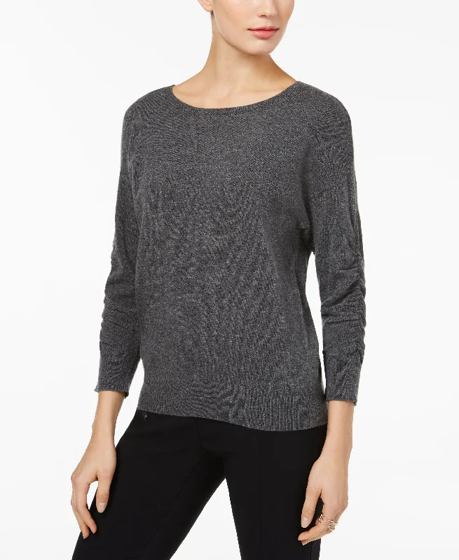 Ruched Sleeve Sweater Casual Formal Business