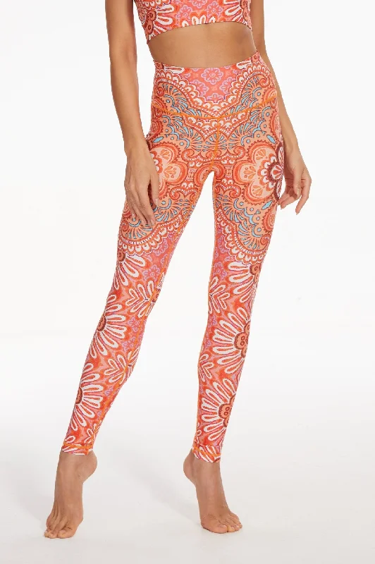 Saffron Tango High-waisted Leggings Fashionable Smooth Fit Leggings
