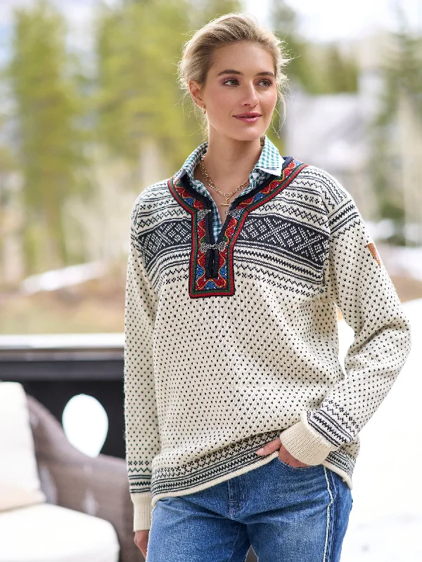 Setesdale Wool Sweater Mesh Sweater Canvas Denim