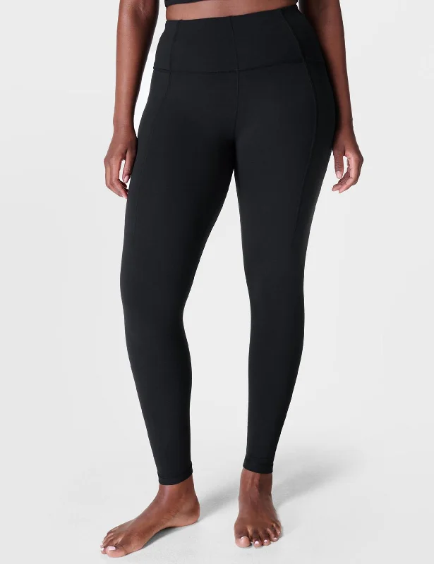 Super Soft Yoga Leggings - Black Stylish Faux Leather Leggings