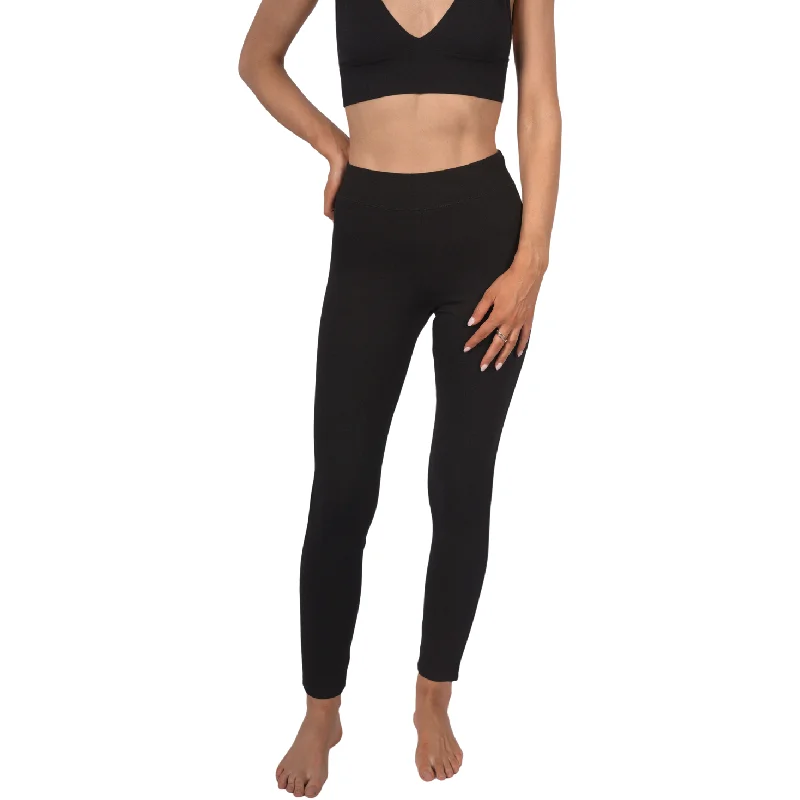 Topshop Women's Sports Stitch Ponte Leggings - Black Comfortable Printed Workout Leggings