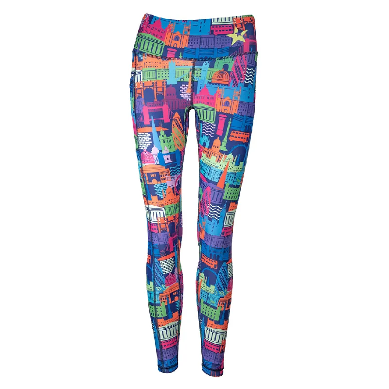 Unisex Leggings | London Calling Trendy Side-Pocket Leggings