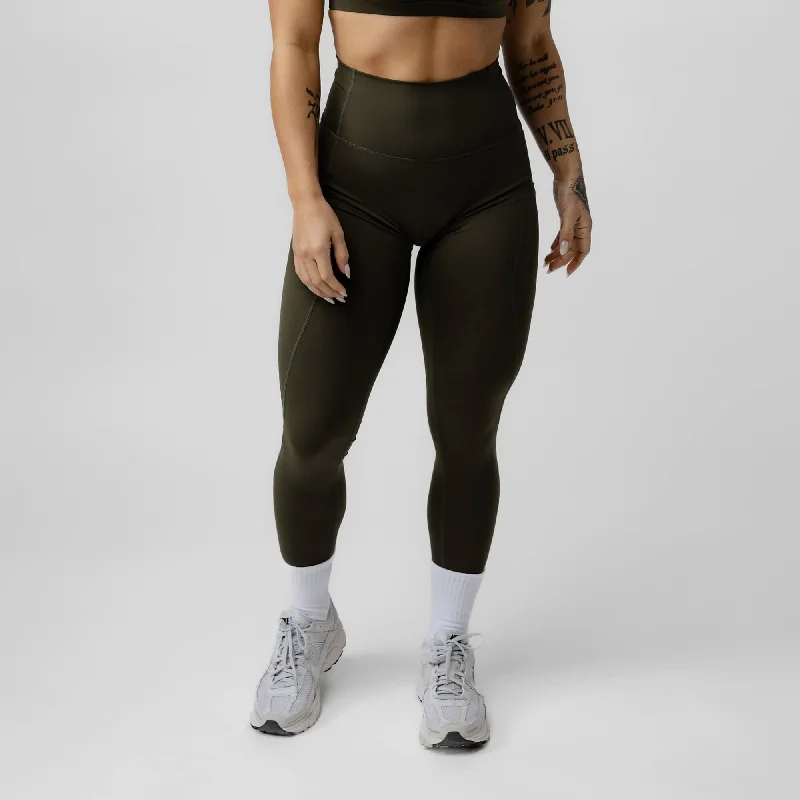 Victory Leggings - Forest Green Stylish Ultra Stretch Leggings