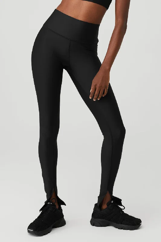 Airlift High-Waist Elongated Legging - Black Comfortable Slim Fit Leggings
