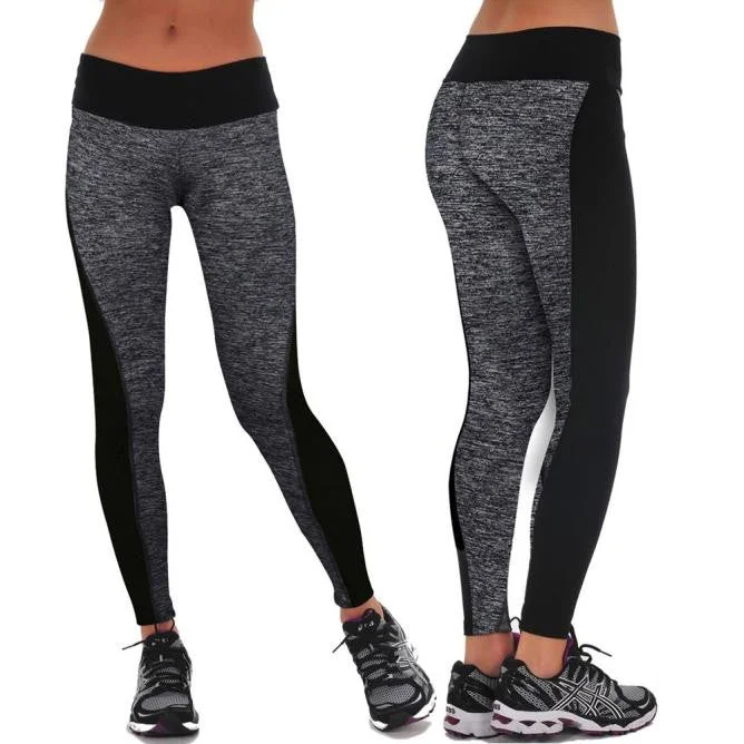 Women Sports Trousers Athletic Gym Workout Fitness Yoga Leggings Pants Stylish Sweatproof Leggings