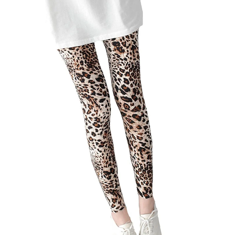 YRRETY Women Leggings Sexy 8 Styles Fashion Women Leopard Skin Print Leggings 2018 Spring Women Leggings Leopard Print Pattern Comfortable Ribbed Waistband Leggings YRRETY Women Leggings Sexy 8 Styles Fashion Women Leopard Skin Print Leggings 2018 Spring Women Leggings Leopard Print Pattern Comfortable Ribbed Waistband Leggings