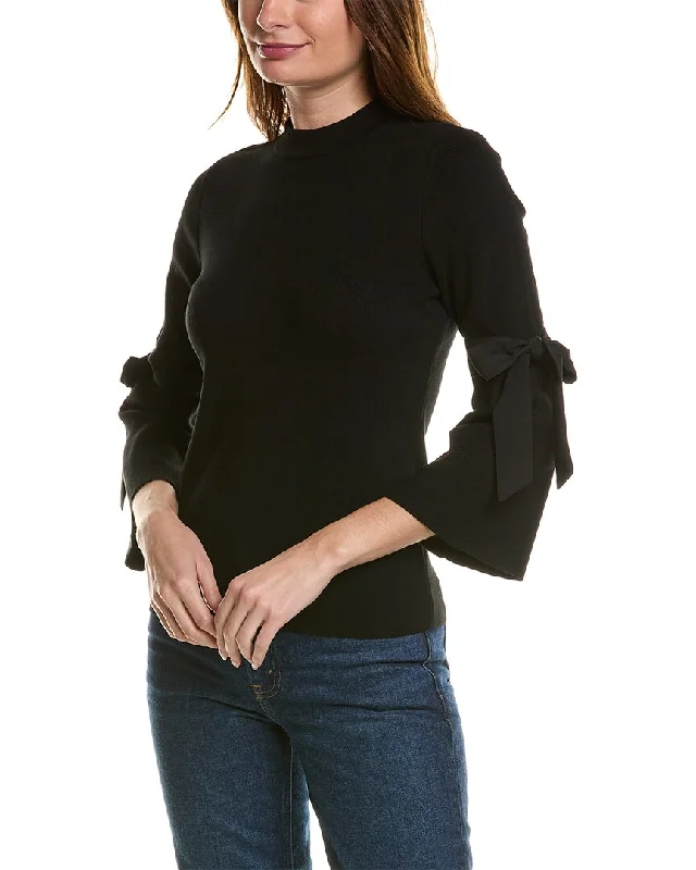 Anne Klein Bow Sleeve Sweater