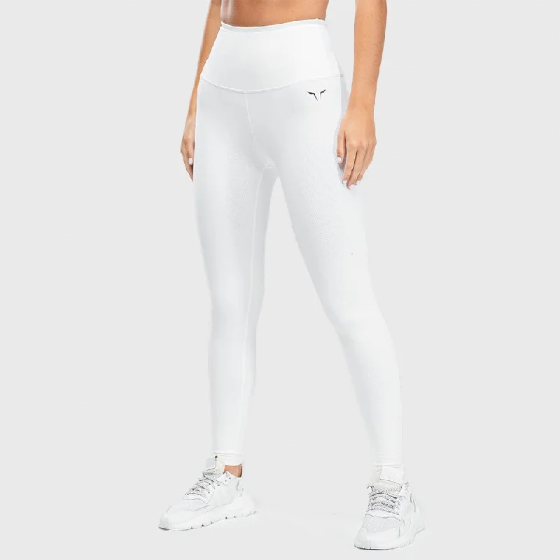 Hera High-Waisted Leggings - White