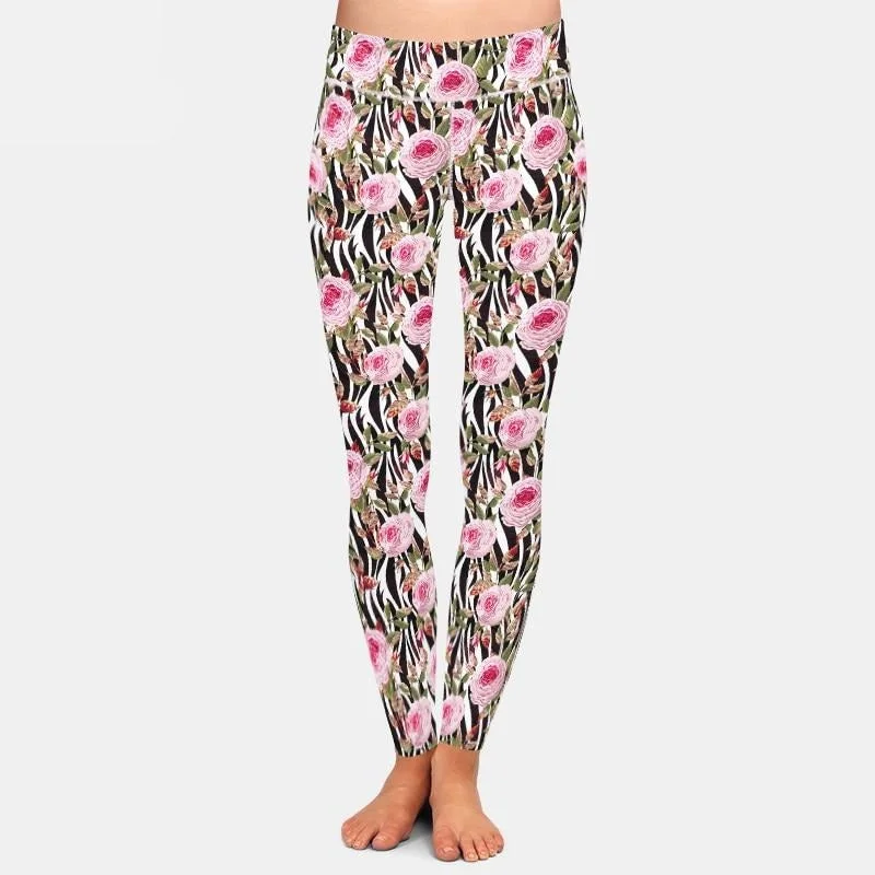 Ladies Fashion Beautiful Assorted Printed Leggings