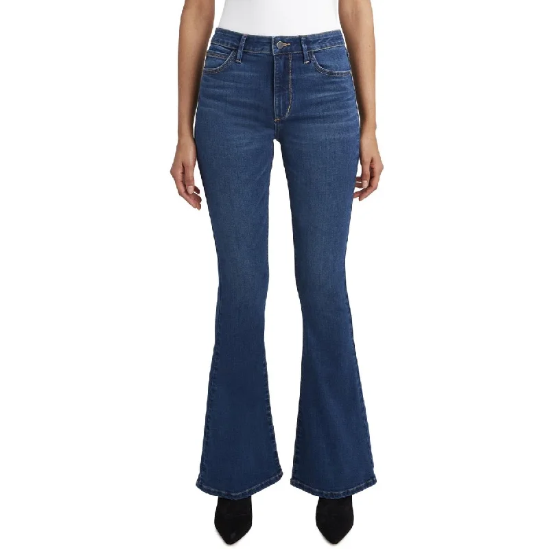 Womens Denim Stretch Flare Jeans