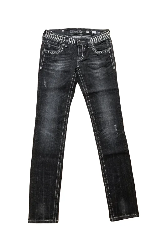 Black Skinny Jeans Stylish High-Waist Jeans