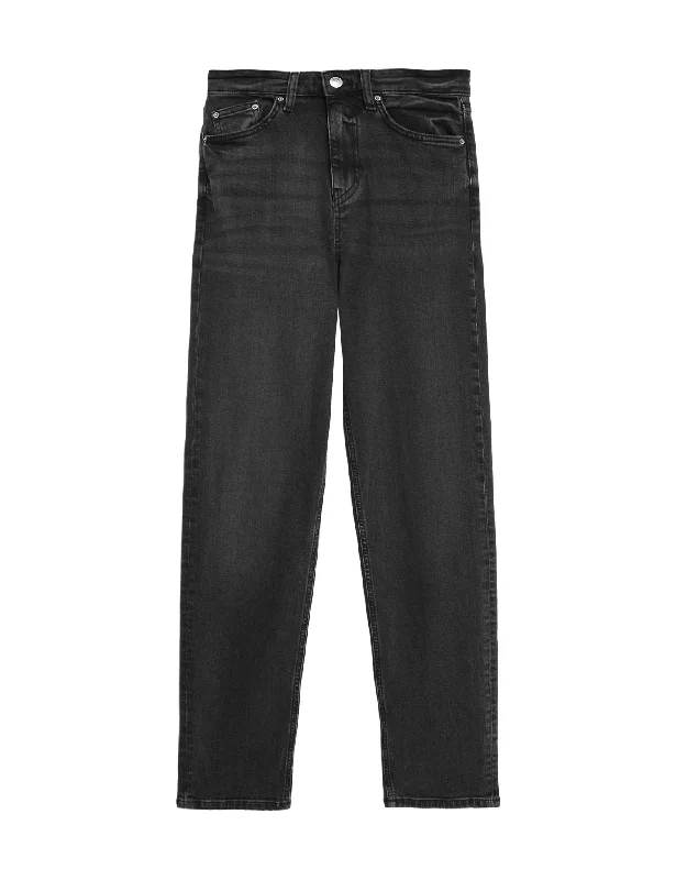 Boyfriend Ankle Grazer Jeans Trendy Low-Rise Slim Jeans