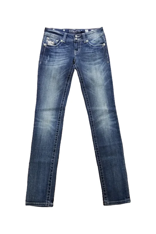 Get Glowing Skinny Jeans Casual Light Wash Jeans