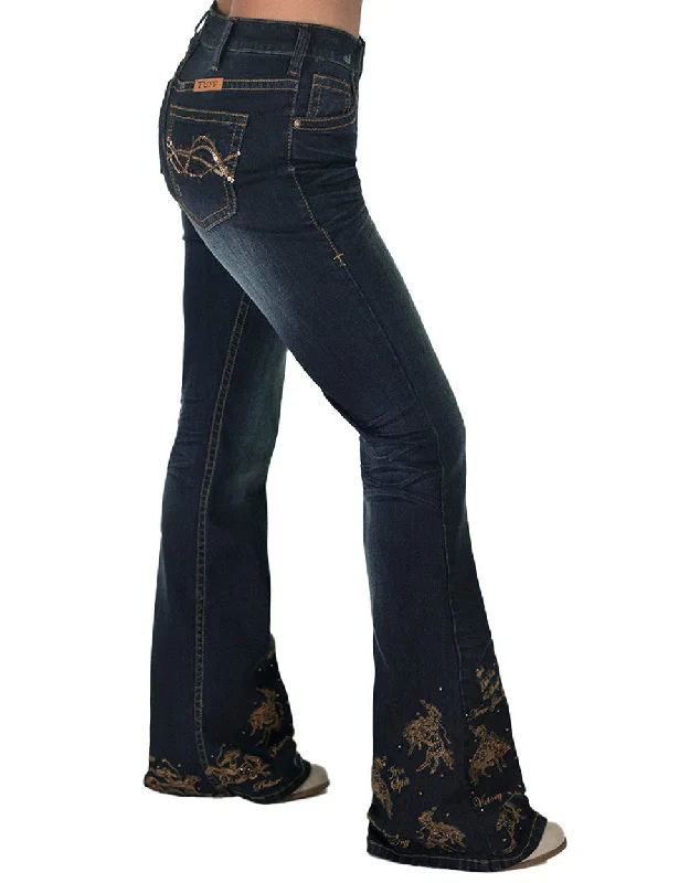 Cowgirl Tuff 25th Anniversary Trouser Jeans Casual Straight-Leg Jeans