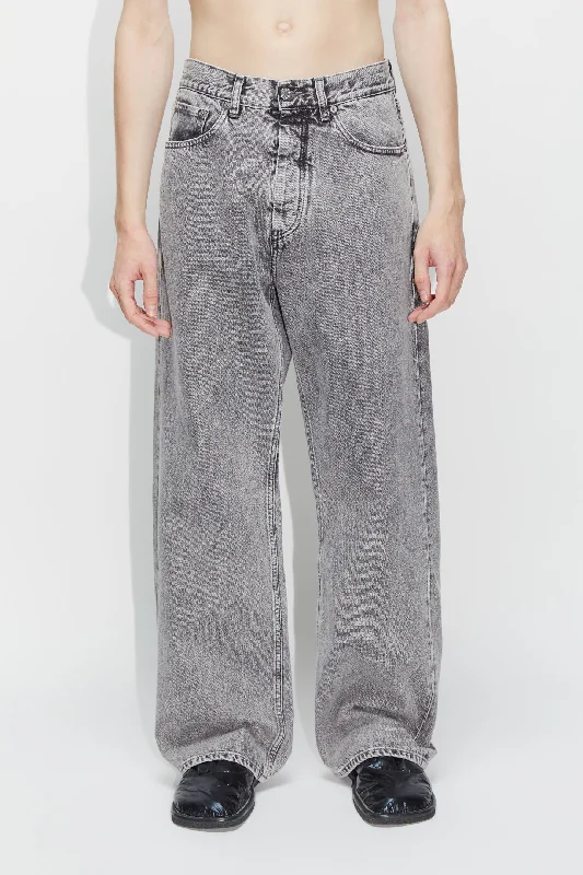 Loose-fit Jeans Casual Light Wash Jeans