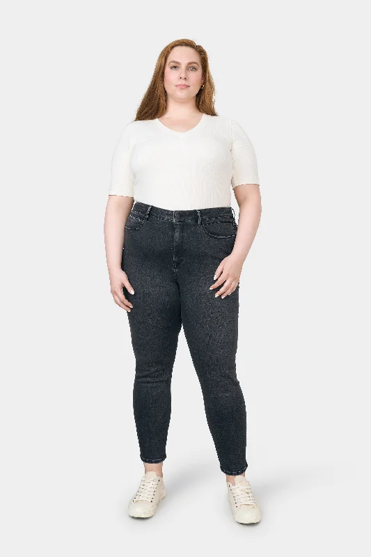 Sun Up Powerstretch Jeans Plus Size Black Denim