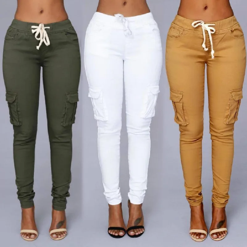 Elastic Skinny Jeans Trendy Vintage Denim Jeans