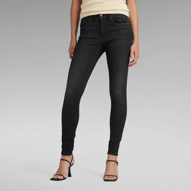 G-Star Raw Wmn 3301 Skinny Jeans D05175 Coal