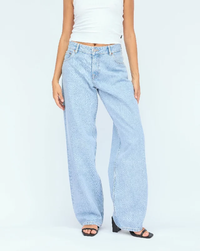 Hill Low Jeans - Stream Light Retro Trendy Acid Wash Skinny Jeans