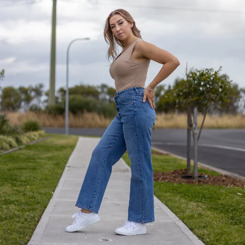 Impact Relaxed Fit Jeans - Indigo Fade Chic Dark-Wash Skinny Jeans