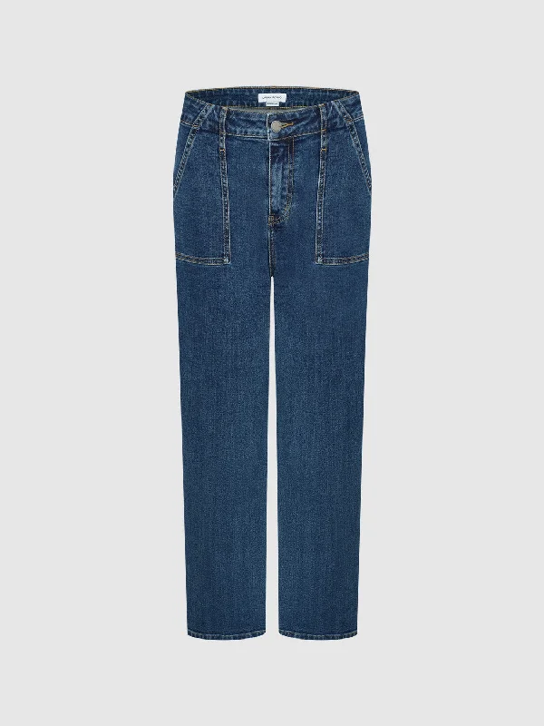 Jeans Stylish Shredded Denim Jeans