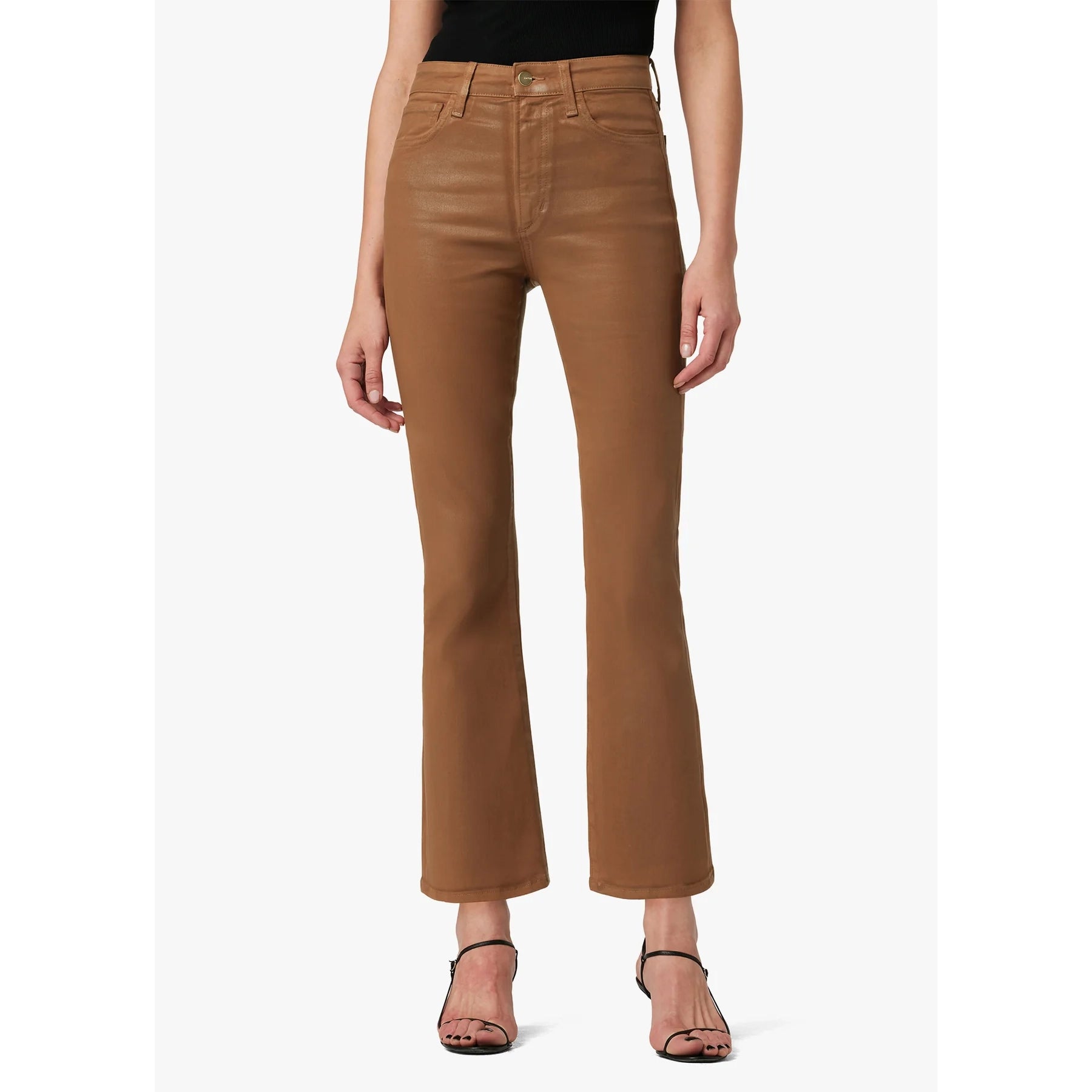 Joe's Jeans - The Callie - Leather Brown Fashionable Vintage Wash Jeans