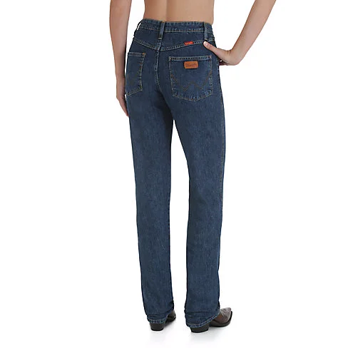 Ladies Cowboy Cut Jeans Stylish High-Rise Mom Jeans