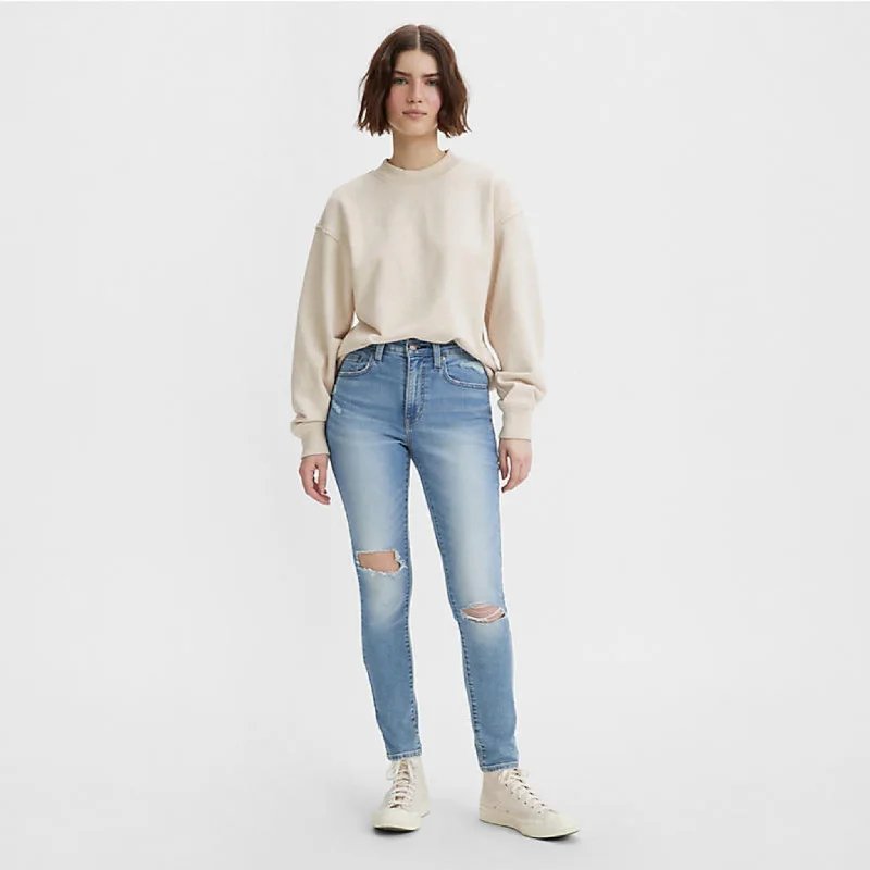 Levi's 721 High Rise Skinny Women's Jeans - High Beams Trendy Layered Pocket Jeans