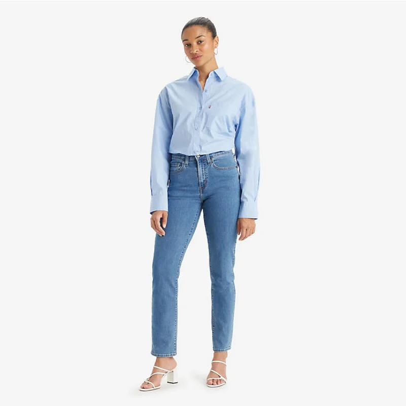 Levi's 724 High Rise Women's Slim Straight Jeans - We Have Arrived Elegant Tapered Leg Denim Levi's 724 High Rise Women's Slim Straight Jeans - We Have Arrived Elegant Tapered Leg Denim