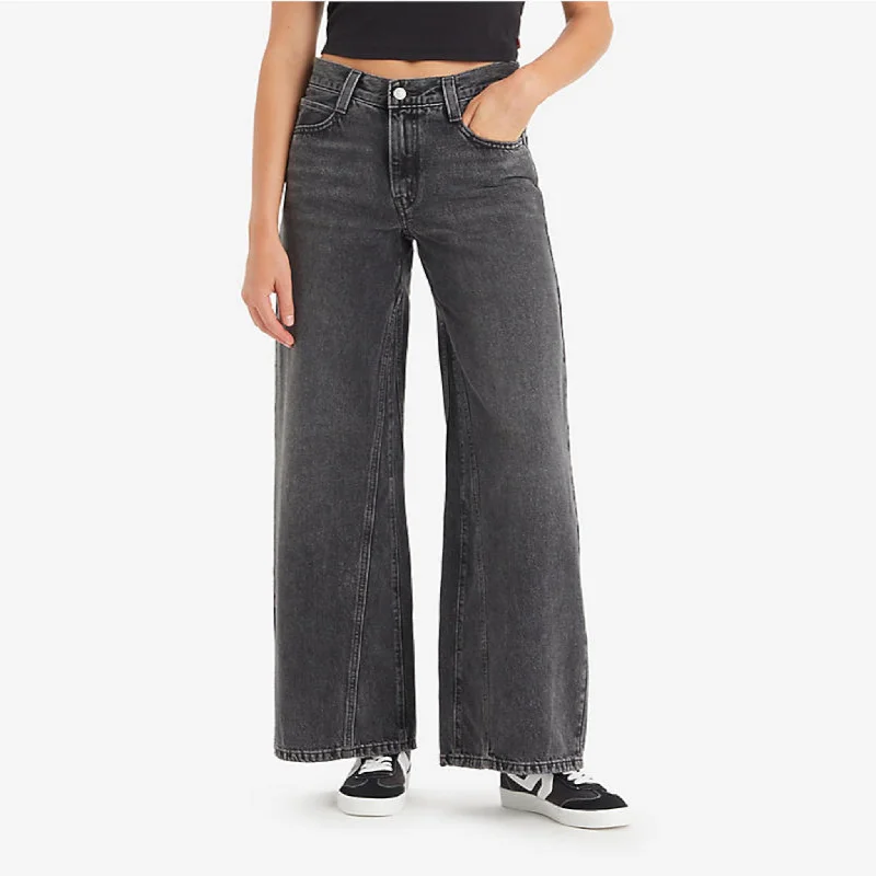Levi's '94 Women's Baggy Wide Let Alt Jeans - Where's My Phone Comfortable Distressed Straight-Leg Jeans Levi's '94 Women's Baggy Wide Let Alt Jeans - Where's My Phone Comfortable Distressed Straight-Leg Jeans
