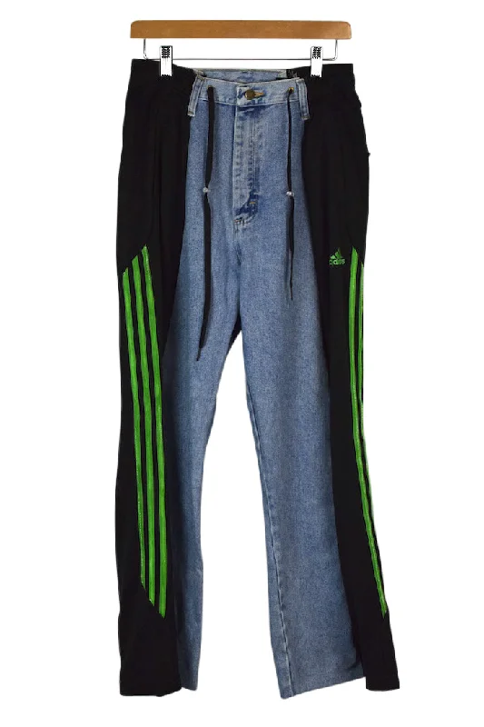 Reworked Adidas Brand Track-Jeans