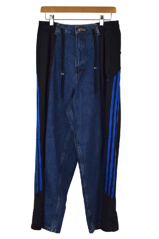 Reworked Adidas Brand Track-Jeans