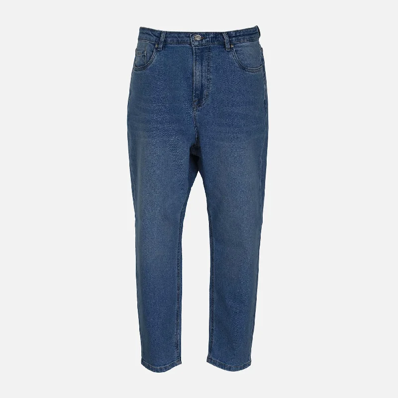 MELON LADIES JEANS PANT Comfortable Distressed Straight-Leg Jeans