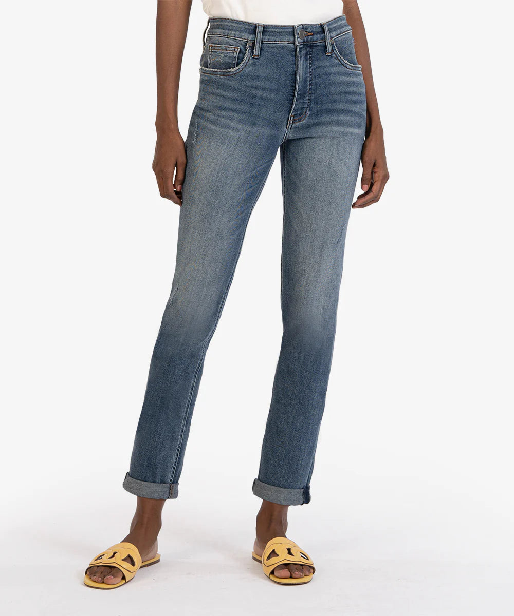 Rachael Mom Jeans FAB AB W/ROLL