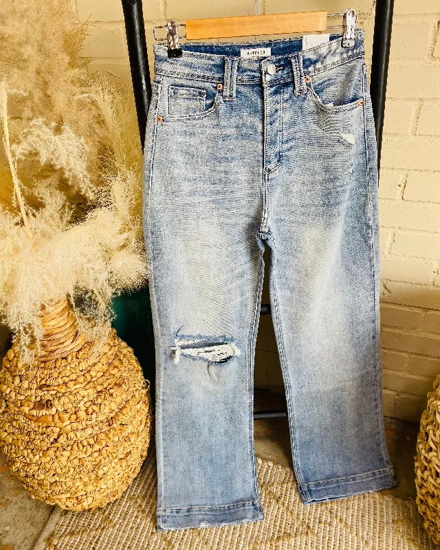 The Ashley Vintage Straight Jeans Trendy Plus Size Jeans